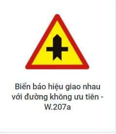bien bao duong xe uu tien