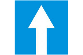 bien duong mot chieu r 407a di thang biển báo đường một chiều R407a di thang