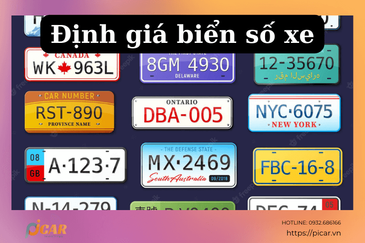 Định giá biển số xe Định giá biển số xe