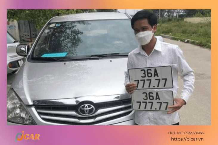 Mẹo bấm biển số xe đẹp