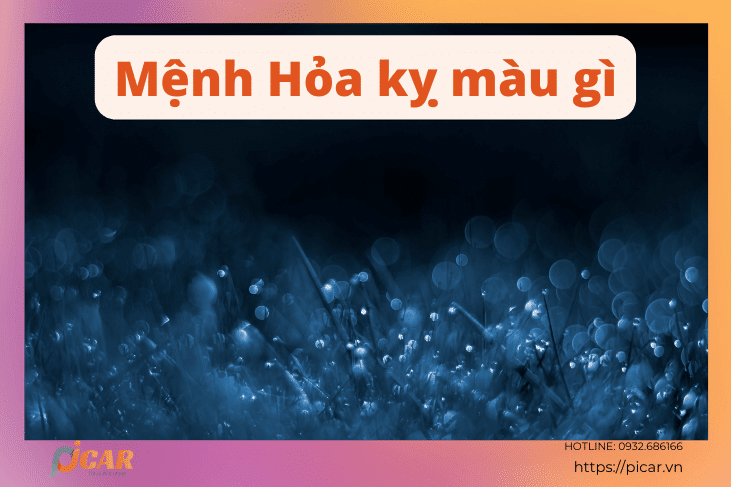 Mệnh Hỏa kỵ màu gì Mệnh Hỏa kỵ màu gì