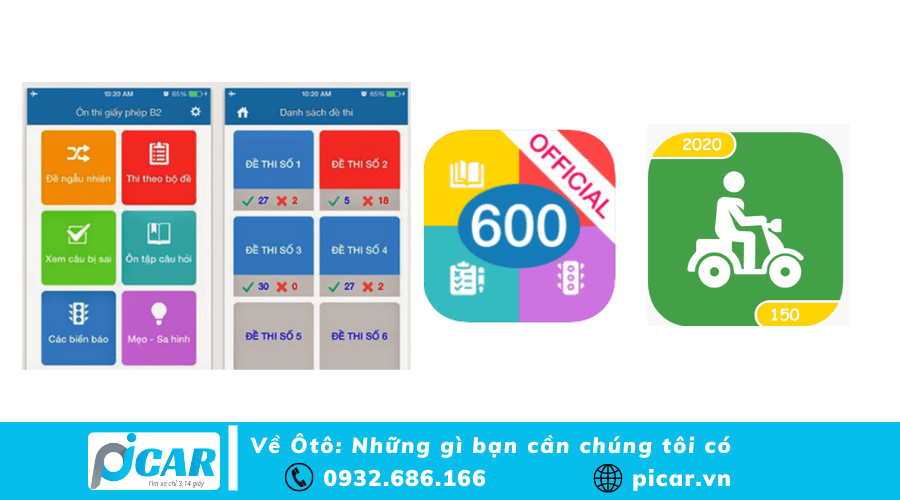 Ứng dụng thi bằng lái xe B2 Ứng dụng thi bằng lái xe B2