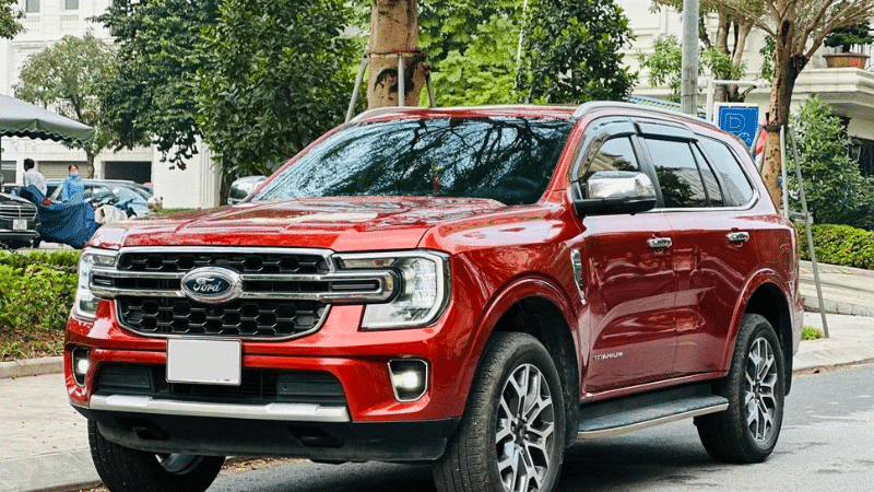 Ford Everest màu cam Ford Everest màu cam