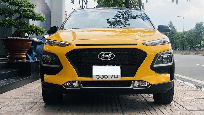 Hyundai Kona màu vàng Hyundai Kona màu vàng