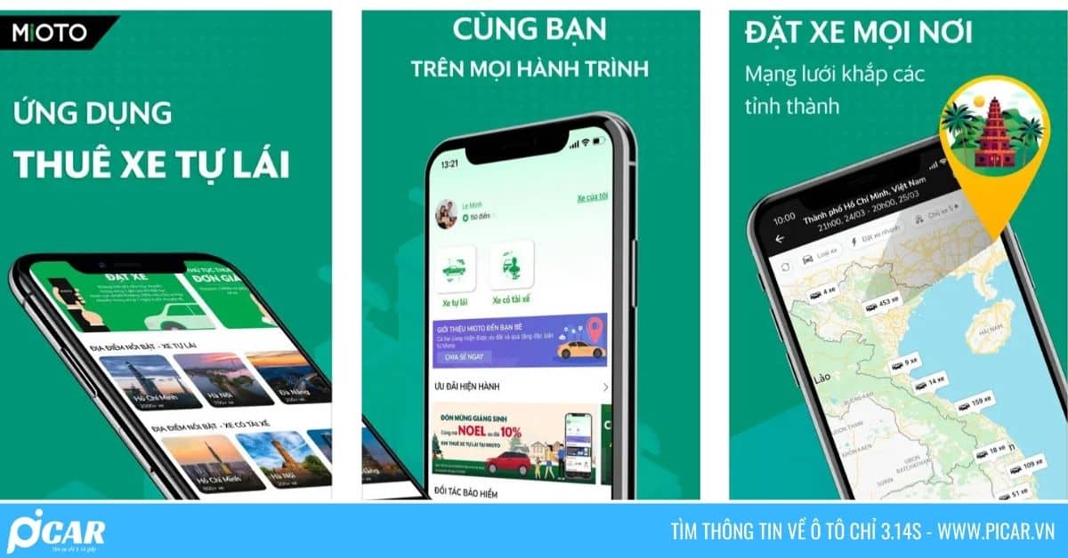 App thuê xe tự lái mioto App thuê xe tự lái mioto