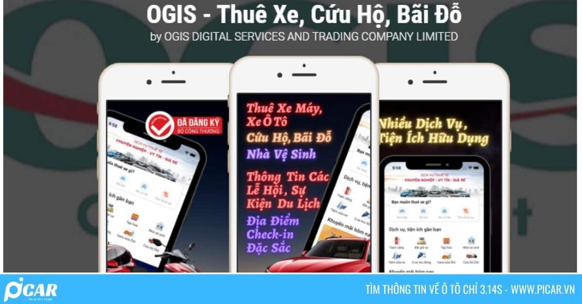App thuê xe tự lái ogis App thuê xe tự lái ogis