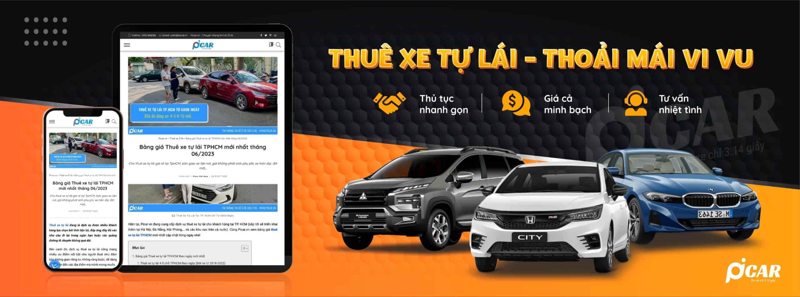 App thuê xe tự lái picar App thuê xe tự lái picar