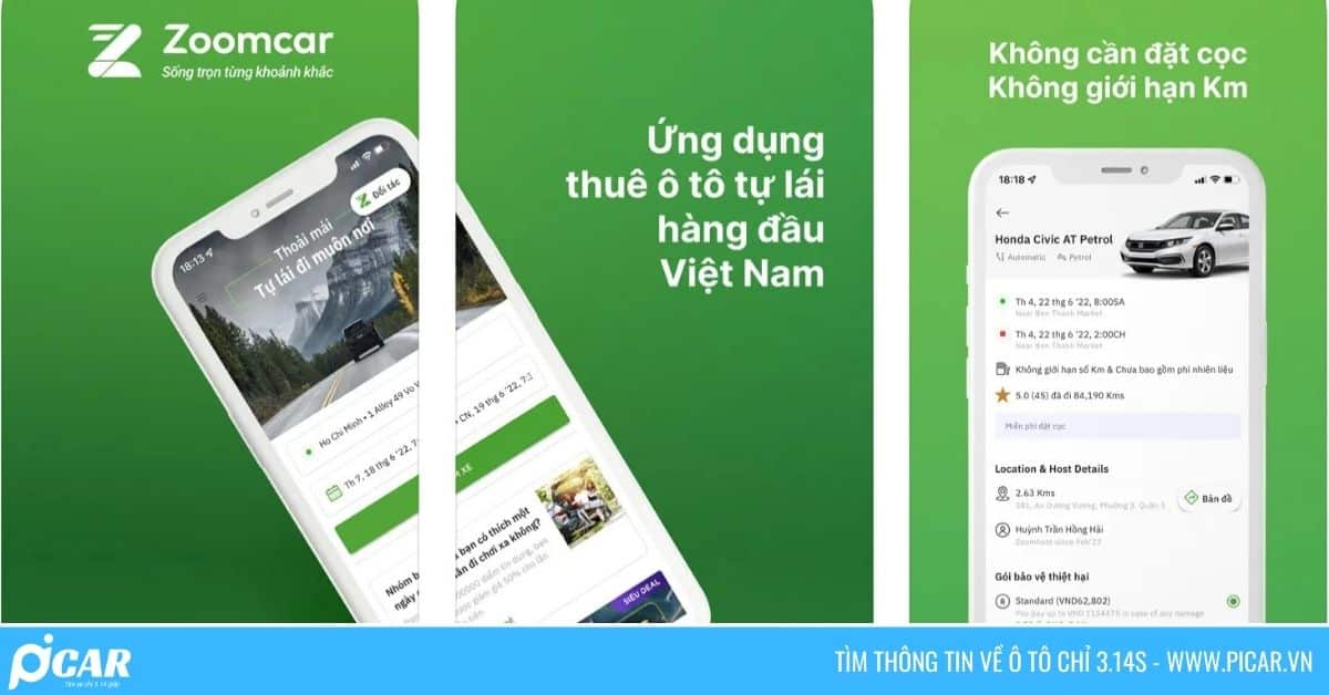 App thuê xe tự lái tốt App thuê xe tự lái tốt