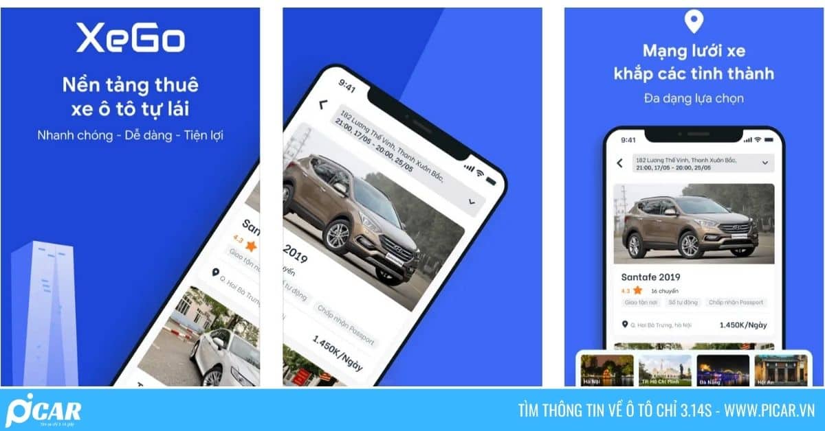 App thuê xe tự lái xe go App thuê xe tự lái xe go