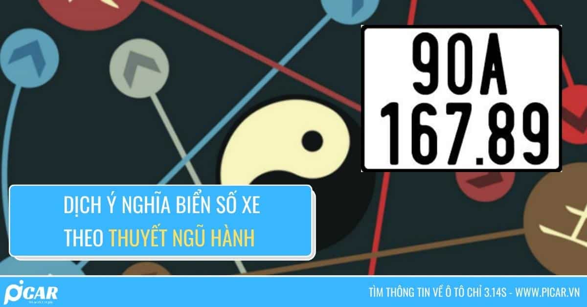 Dịch biển số xe dựa vào thuyết ngũ hành