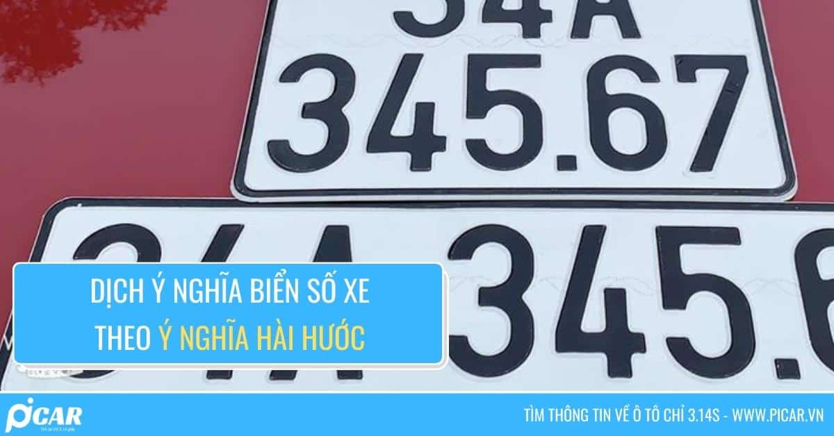 Dịch biển số xe hài hước theo cách phát âm