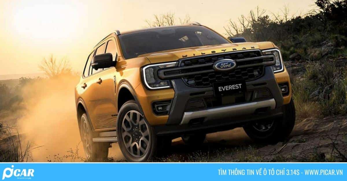 Ford Everest 2023 màu vàng là dòng xe cỡ trung hạng D hợp với người mệnh Kim Ford Everest 2023 màu vàng là dòng xe cỡ trung hạng D hợp với người mệnh Kim