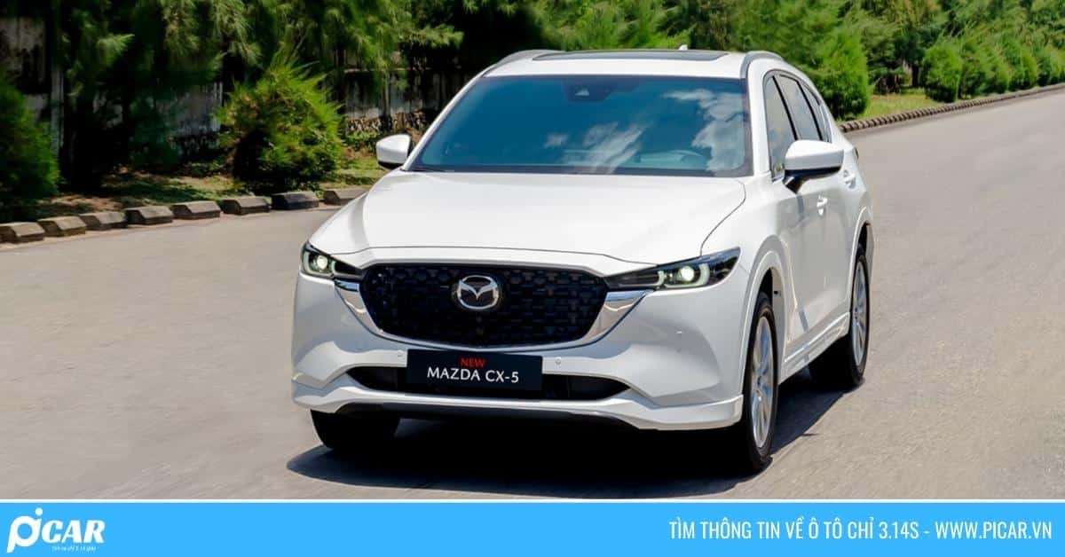 menh kim hop mau xe gi mazda cx mau trang Mazda CX-5 2023 màu trắng mang lại may mắn, tài lộc cho chủ xe mệnh Kim