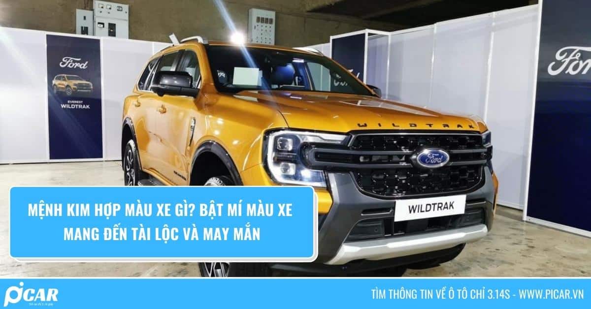 mệnh kim hợp màu xe gì